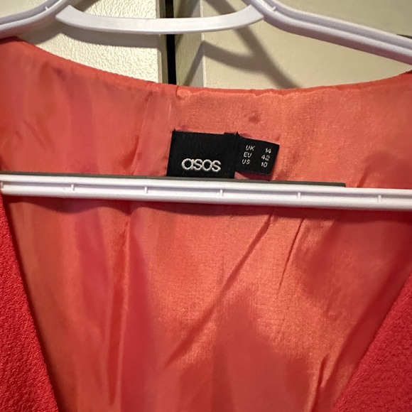 ASOS Zip Peplum Dress - Picture 4 of 5
